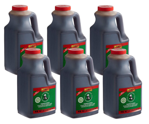 LEE KUM KEE Lee Kum Kee Panda Brand Green Label 5 lb. Gluten-Free Oyster Flavored Sauce - 6/Case - Authentic Umami Flavor Without Gluten  LEE KUM KEE Lee Kum Kee Panda Brand Green Label 5 lb. Gluten-Free Oyster Flavored Sauce - 6/Case - Authentic Umami Flavor Without Gluten