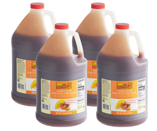 LEE KUM KEE Lee Kum Kee Orange Sauce 10 lb. - 4/Case - Tangy and Zesty Flavor Infusion  LEE KUM KEE Lee Kum Kee Orange Sauce 10 lb. - 4/Case - Tangy and Zesty Flavor Infusion