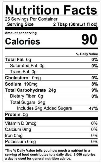 CHICKEN PIECES - Torani Kettle Corn Flavoring Syrup Plastic 750 mL Bonus Squeeze Pump