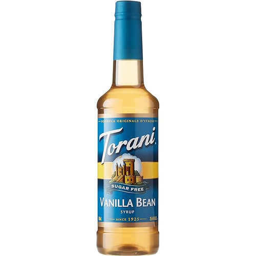 torani Torani Sugar-Free Vanilla Bean Flavoring Syrup Plastic 750 mL Bonus Squeeze Pump