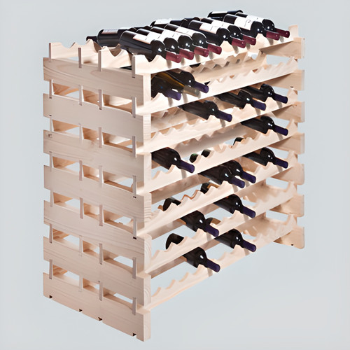 Franmara Modularack Natural Wooden Modular Pro Double-Deep 168 Bottle Wine Rack