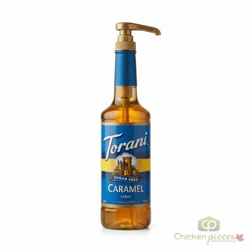 torani Torani Sugar-Free Caramel Flavoring Syrup Plastic 750 mL Bonus Squeeze Pump