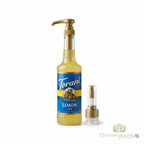 torani Torani Sugar-Free Lemon Flavoring Syrup Plastic 750 mL Bonus Squeeze Pump