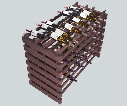 Franmara Modularack Wooden Modular Pro Double-Deep 168 Bottle Wine Rack-Chicken Pieces