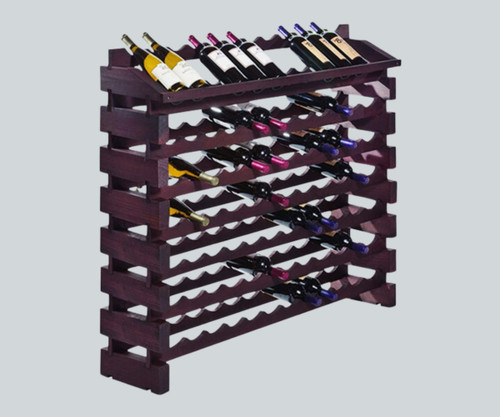 Franmara Modularack Pro Stained Wooden Modular Wine Rack 84 Bottle-Chicken Pieces