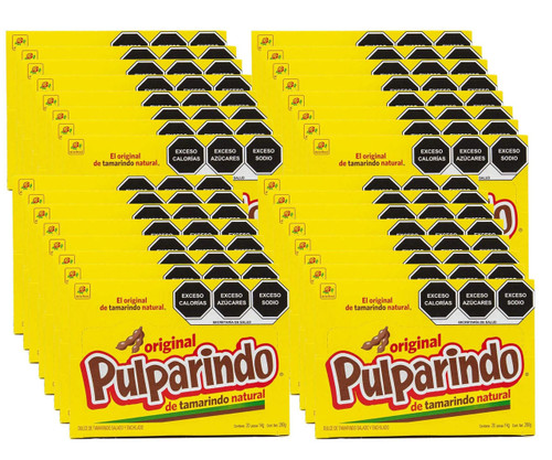  De La Rosa Pulparindo 20/0.28 kg/ 19.75 lbs (32-Case) - Pulparindo: The Spicy and Chewy Tamarind Candy with Authentic Flavor 