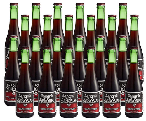  Sangria SeÃ±orial Soda 11.16 oz (24-Case) - Non-Alcoholic Mexican Sangria Soft Drink 