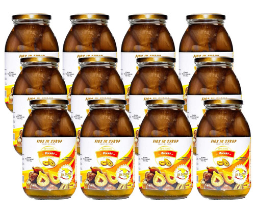  Su Sabor Brevas en Almibar / Figs in Syrup 790 g (12-Case) - Sweet and Tasty Snack Figs in Syrup 