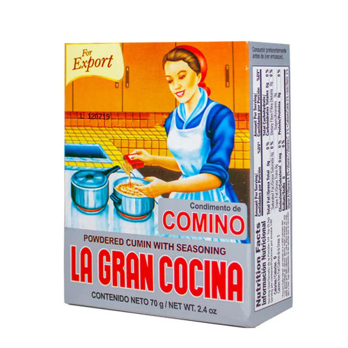 La Gran Cocina Cumin Comino 2.4 oz (12-Case) - Triguisar Comino Powdered Cumin Seasoning 70g 