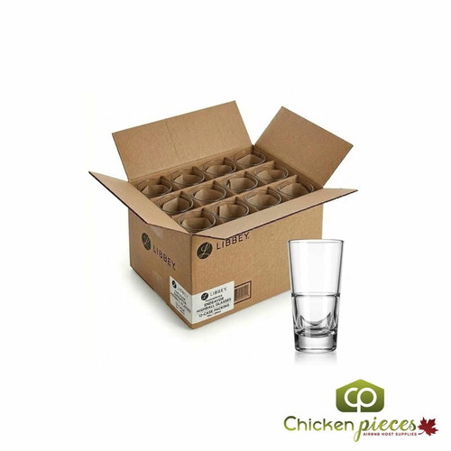 Libbey Endeavor 10 oz. Stacking Highball Glass Set - 12/Case-Chicken Pieces