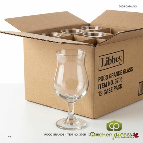Libbey Embassy 13.25 oz. Petite Paradise Glass Set - 12/Case-Chicken Pieces