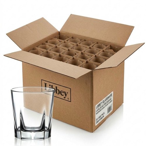 Libbey 24-Case Inverness 12.5 oz. Rocks/Double Old Fashioned Glassware-Chicken Pieces
