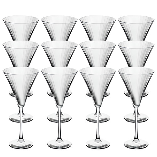Libbey Elegance in Every Sip - 12/Pack - Linear 9.5 oz. Martini Glass