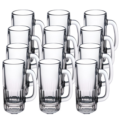 Libbey Case of 12 Sturdy and Durable 10 oz. Classic Design Beer Mugs