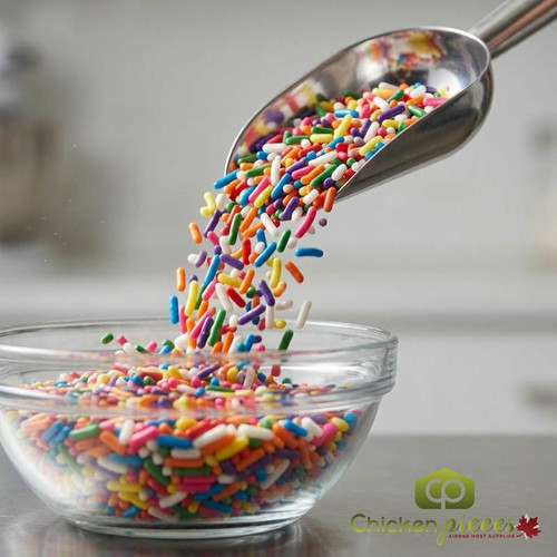 BERTHELET Rainbow Sprinkles 2.75 kg Cannister
