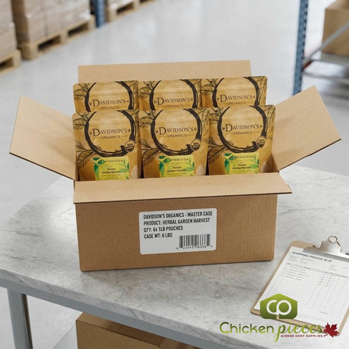 Davidson's Organic Garden Harvest Herbal Loose Leaf Tea | 1LB/0.45 KGS