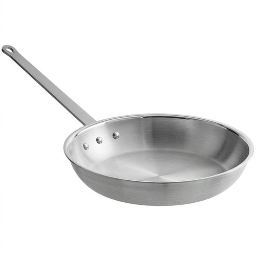 CP Hospo 14" Aluminum Fry Pan (6/CASE) - Superior Heat Distribution-Chicken Pieces