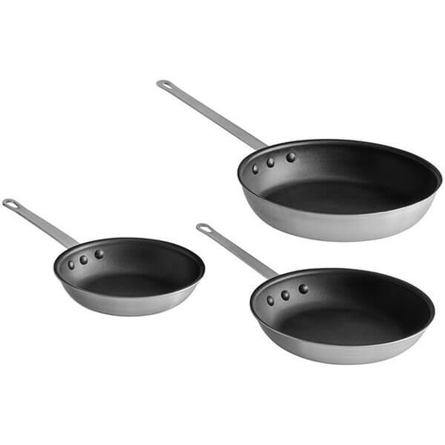 CP Hospo 3-Piece Aluminum Non-Stick Reliable cookware Fry Pan Set-Chicken Pieces