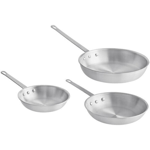 CP Hospo 3-Piece Aluminum professional kitchen Fry Pan Set-Chicken Pieces