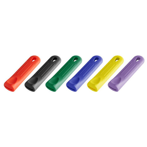 CP Hospo 6-Pack Assorted HACCP Colored Removable Pan Handle(6/CASE)-Chicken Pieces