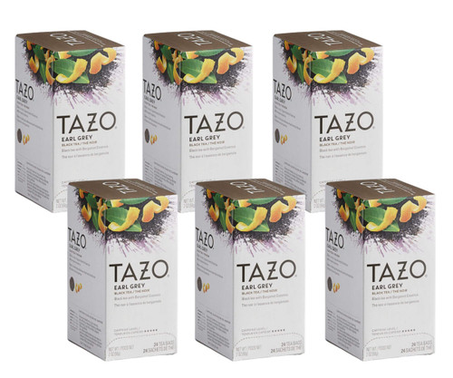 Tazo Earl Grey Tea Bags Bold & Aromatic - 24-Count(6/CASE)-Chicken Pieces