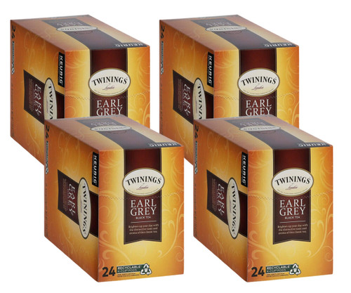 Twinings Earl Grey Tea K-Cup Pods - 24-Box | Premium Black Tea(4/CASE)-Chicken Pieces