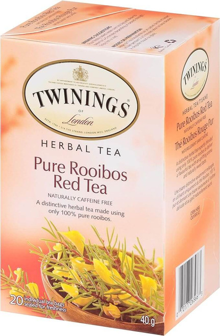 Twinings Pure Rooibos Balanced Flavor Herbal Tea Bags - 20/Box(6/CASE)-Chicken Pieces