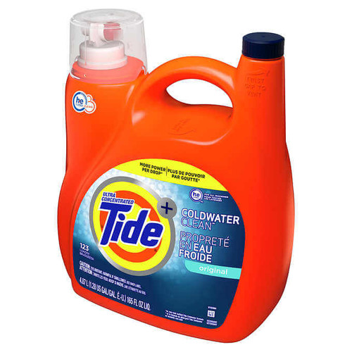 Tide Coldwater Clean Liquid Laundry Ultra-Concentrated Detergent - 123 Loads(4/Case)-Chicken Pieces Tide Coldwater Clean Liquid Laundry Ultra-Concentrated Detergent - 123 Loads(4/Case)-Chicken Pieces