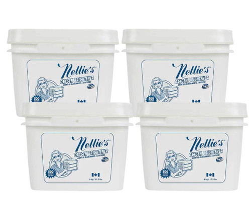 Nellie's Bulk Oxygen Chlorine-Free Brightener - 500 Loads, 8 kg (4/Case)-Chicken Pieces
