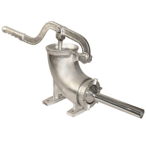 Weston 5 lb. Ergonomic Handle Manual Sausage Stuffer-Chicken Pieces