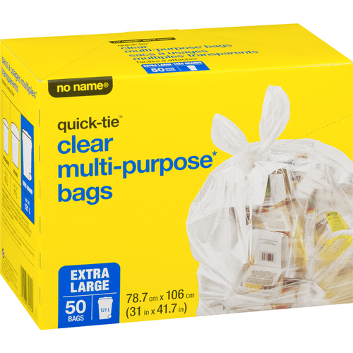 NO NAME Extra Large 50 Bags Clear Multi-Purpose Bags(8/Case)-Chicken Pieces