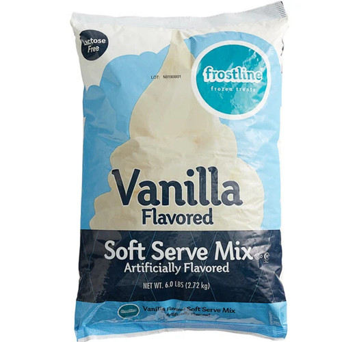 Frostline Vanilla Soft Serve Ice Cream Mix Lactose Free Bulk 6lbs (6/CASE)-CHICKEN PIECES Frostline Vanilla Soft Serve Ice Cream Mix Lactose Free Bulk 6lbs (6/CASE)-CHICKEN PIECES