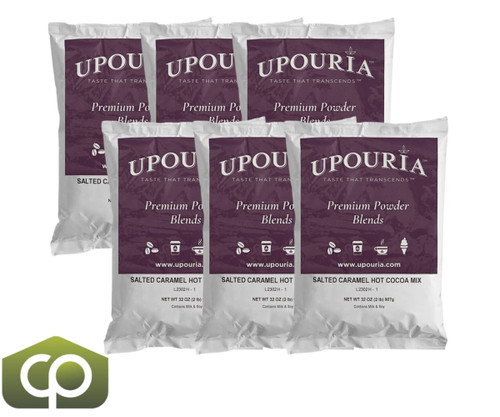 UPOURIAÂ® Salted Caramel Rich and Creamy Hot Chocolate Mix 2 lb. (0.91 kg) - 6/Case-Chicken Pieces