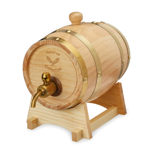Whiskey Barrel Drink Dispenser by Foster & Rye