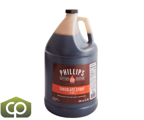 Phillips 1 Gallon (3.78541 Liters) Chocolate Syrup-Chicken Pieces