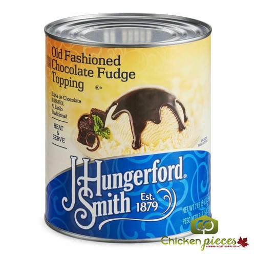 J. Hungerford Smith Old Fashioned Chocolate Fudge Topping - 54 lb. (24.49 kg)-Chicken Pieces
