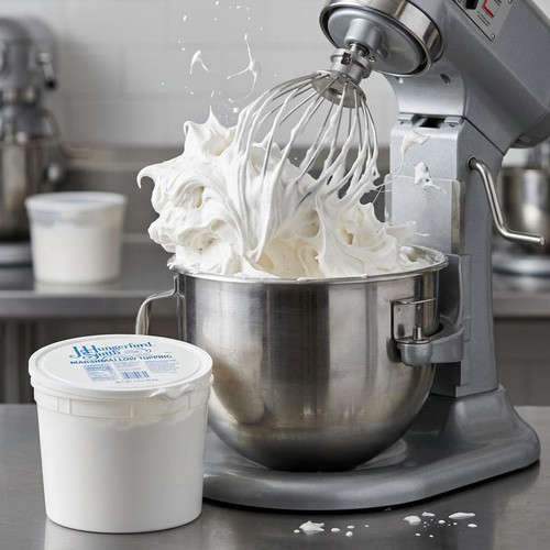 J. Hungerford Smith 3 lb. (1.36 kg) Marshmallow Concentrate Topping-Chicken Pieces