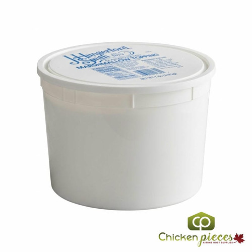 J. Hungerford Smith 3 lb. (1.36 kg) Marshmallow Concentrate Topping-Chicken Pieces