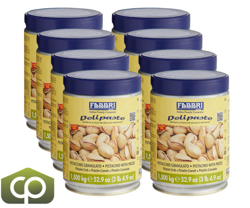 Fabbri Delipaste 1.5 kg (1500 g) Pistachio with Pieces Flavoring Paste-Chicken Pieces