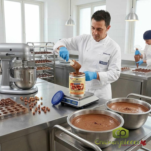Fabbri Delipaste 1 kg (1000 g) Creamy Hazelnut Flavoring Paste-Chicken Pieces