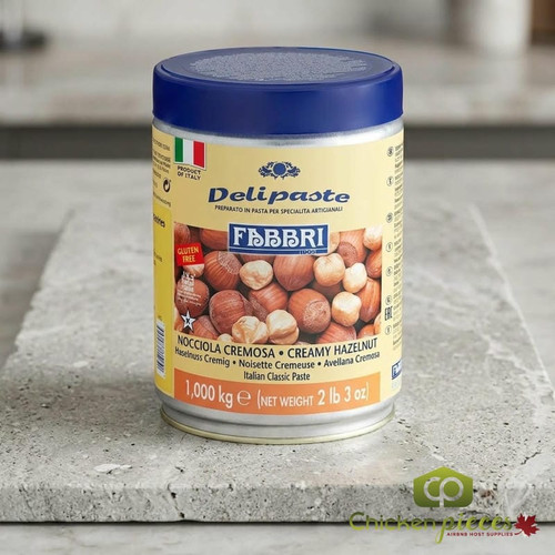 Fabbri Delipaste 1 kg (1000 g) Creamy Hazelnut Flavoring Paste-Chicken Pieces