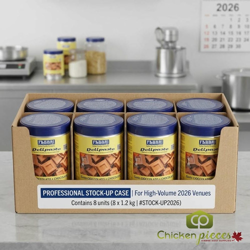 Fabbri Delipaste 1.2 kg (1200 g) Chocolate Flavoring Paste-Chicken Pieces