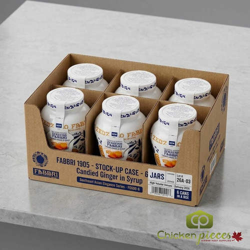 Fabbri Candied Ginger in Syrup 21 oz. (600 g) - Southeast Asian Elegance-Chicken Pieces