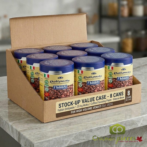 Fabbri Delipaste 1.35 kg Moka / Coffee Flavoring Paste - Intense Brew-Chicken Pieces