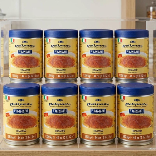 Fabbri Delipaste 1.25 kg (2.75 lbs) Tiramisu Flavoring Paste-Chicken Pieces
