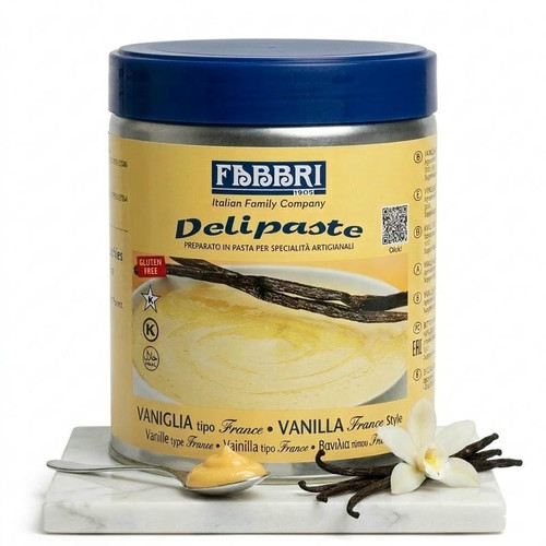 Fabbri Delipaste 1.5 kg (3.3 lbs) French Vanilla Flavoring Paste-Chicken Pieces
