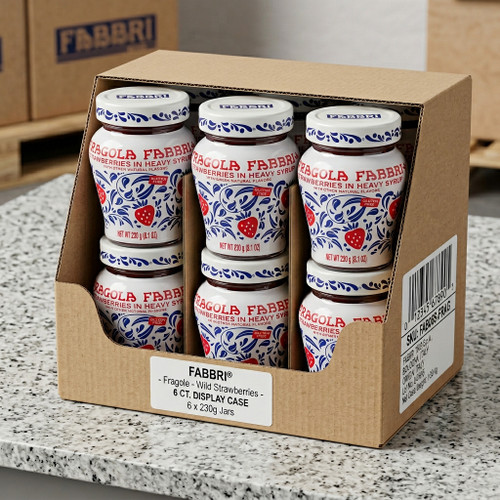 Fabbri Wild Strawberries in Syrup 8 oz. (230 g) - Nature's Sweet Touch-Chicken Pieces