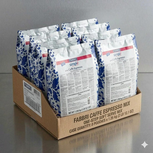 Fabbri 1.25 kg (2.75 lbs) Espresso Coffee Simple One-Step Soft Dessert Mix-Chicken Pieces