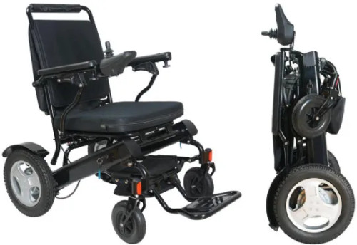 Resten City Wheelchair - Folding Power Wheelchair - Solid and Strong-Chicken Pieces