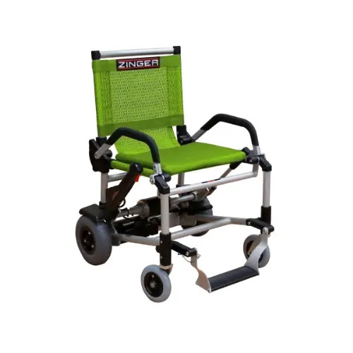 Journey Health and Lifestyle On-the-Go Zinger Folding Power Mobility Chair-Chicken Pieces